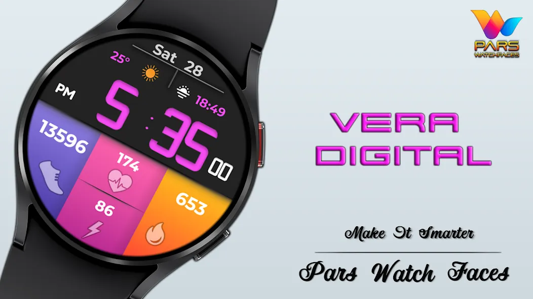 Vera Digital Watch Face screenshot 7