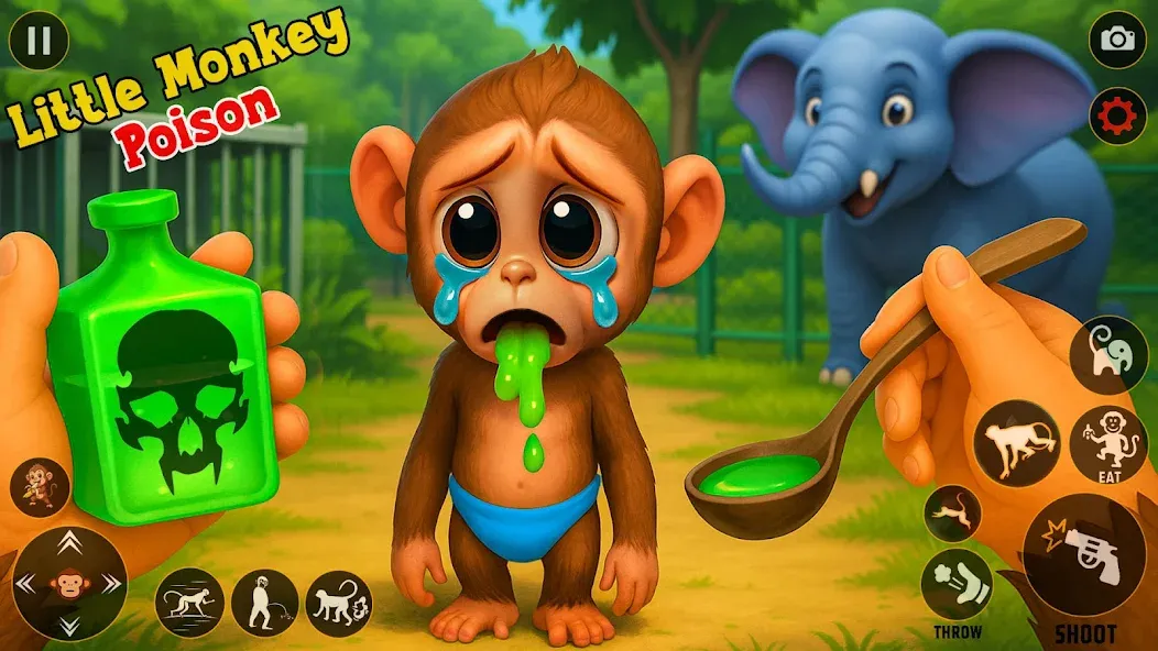 I Am Prankster Monkey Zoo screenshot 2