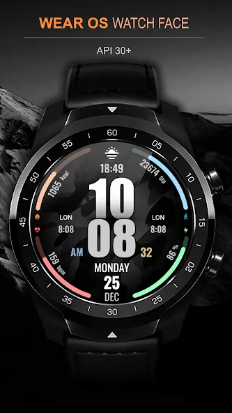WFP 317 Digital watch face screenshot 7