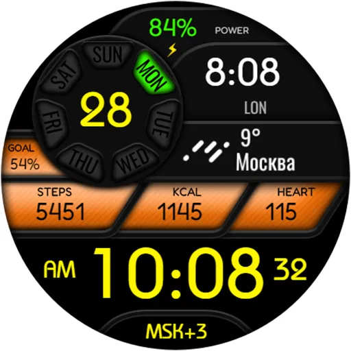 DIGI CUNATAMO WS63 Watch face screenshot 20