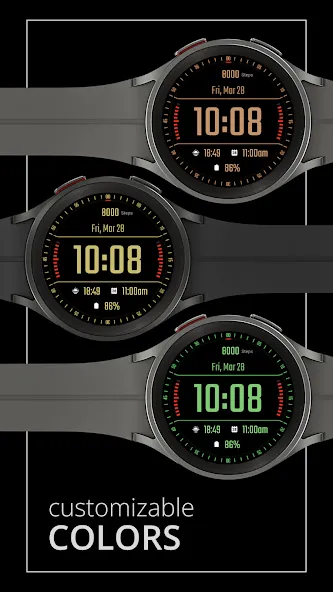 DADAM45: Graphic Watch Face screenshot 2