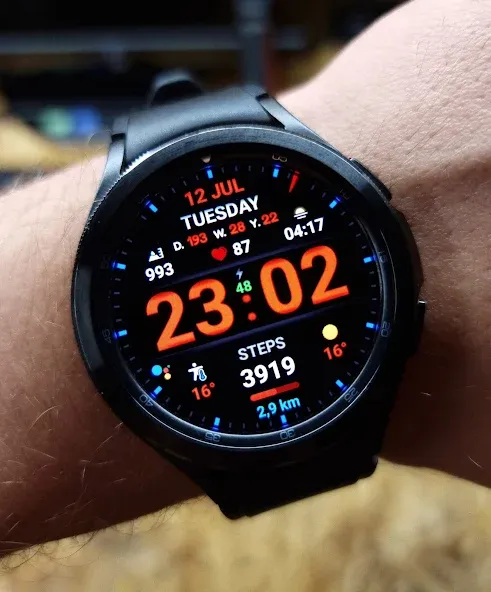WIN Dgt Super22 MOD watch face screenshot 1