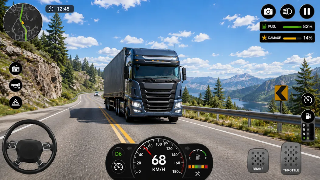 US Real Truck Driver Game 3d screenshot 3