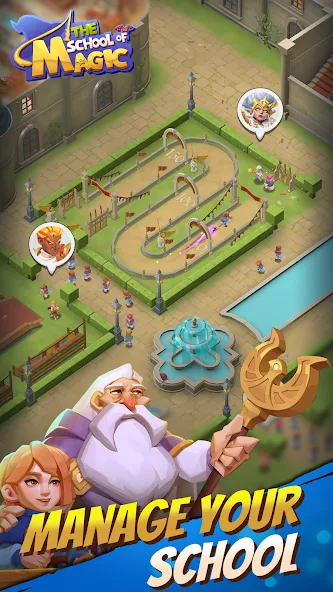 Idle Fantasy Magic School screenshot 2