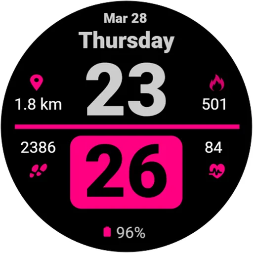 Digital Nox321 Watch Face screenshot 20