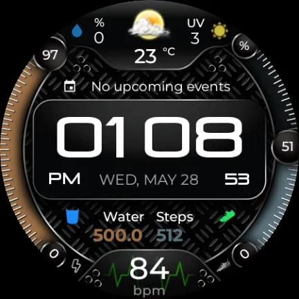 RealTex Premium Watch Face screenshot 10