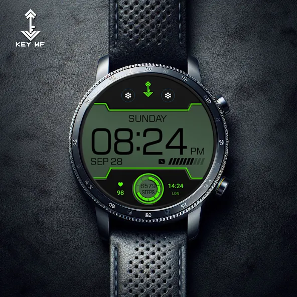 Key WF96 Digital Watch Face screenshot 7