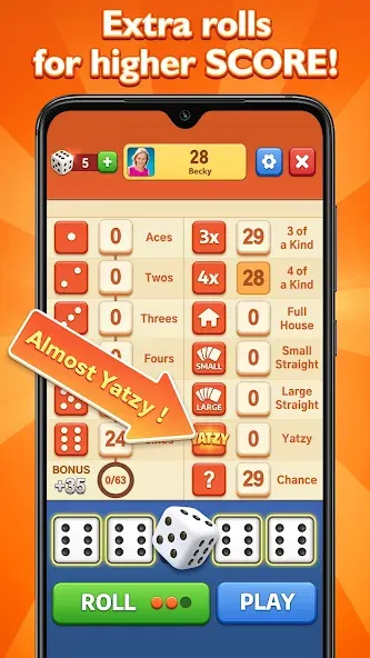 Yatzy - Classic Dice Game screenshot 3
