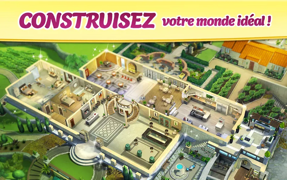 Vignoble Match: Jeu de déco screenshot 1