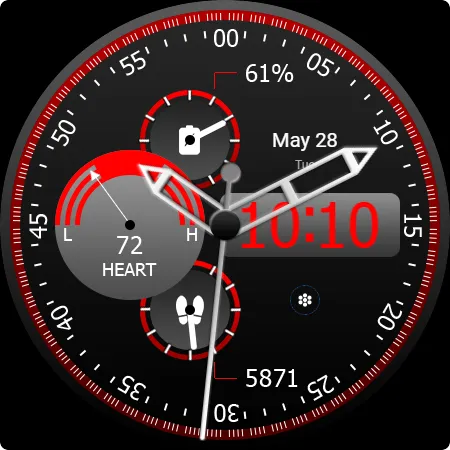 Key WF26 Hybrid Watch Face screenshot 26