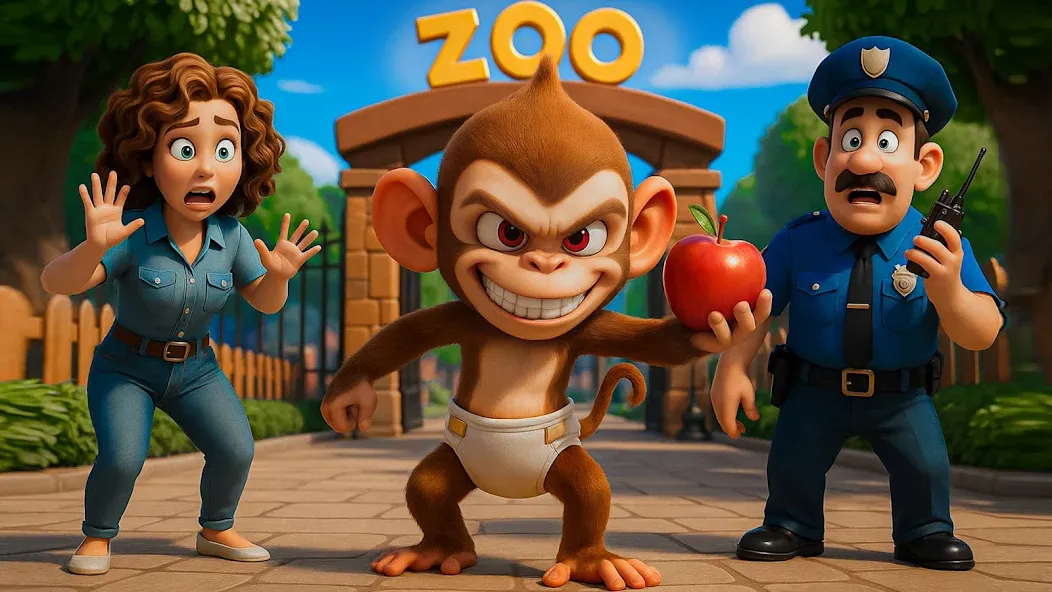 I Am Prankster Monkey Zoo screenshot 21
