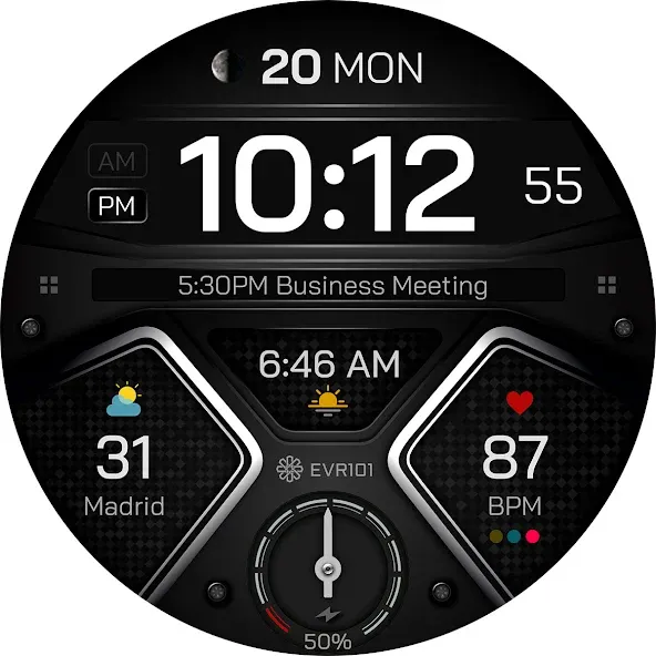 EVR101 Digital Watch Face screenshot 25