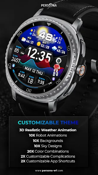 PER33 Ultra Chart Watch Face screenshot 34