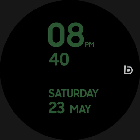 DB1203 Aero Digital Watch Face screenshot 13