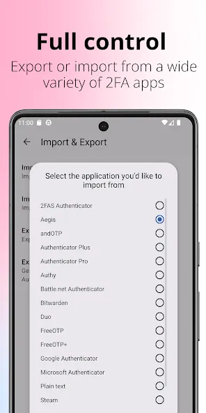 Aegis Authenticator - 2FA App screenshot 8