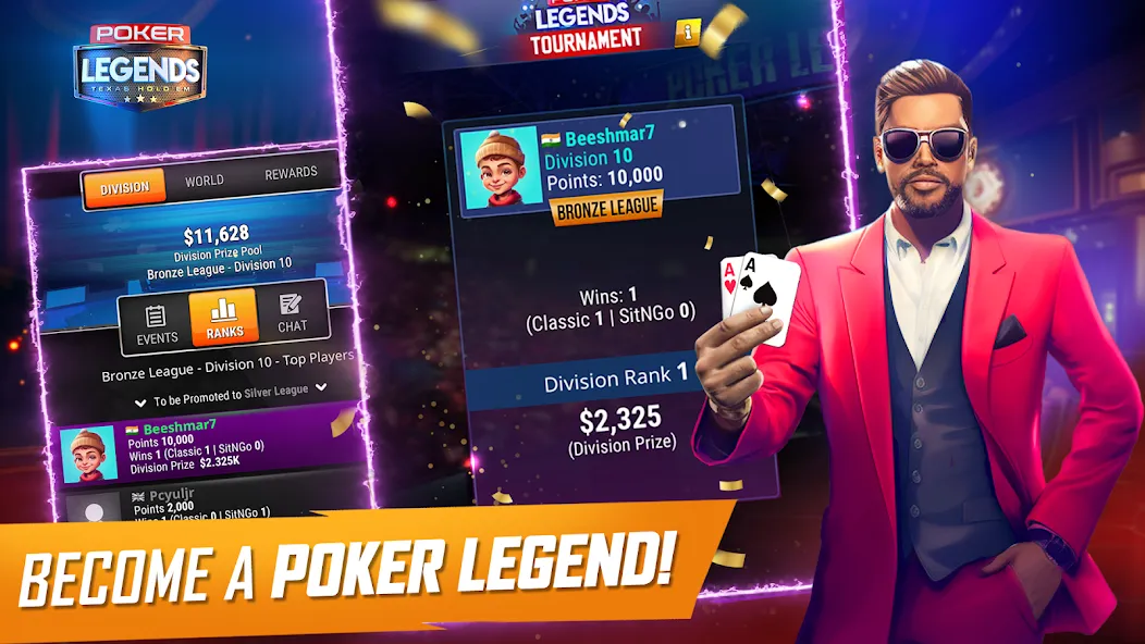 Texas Holdem - Poker Legends screenshot 8
