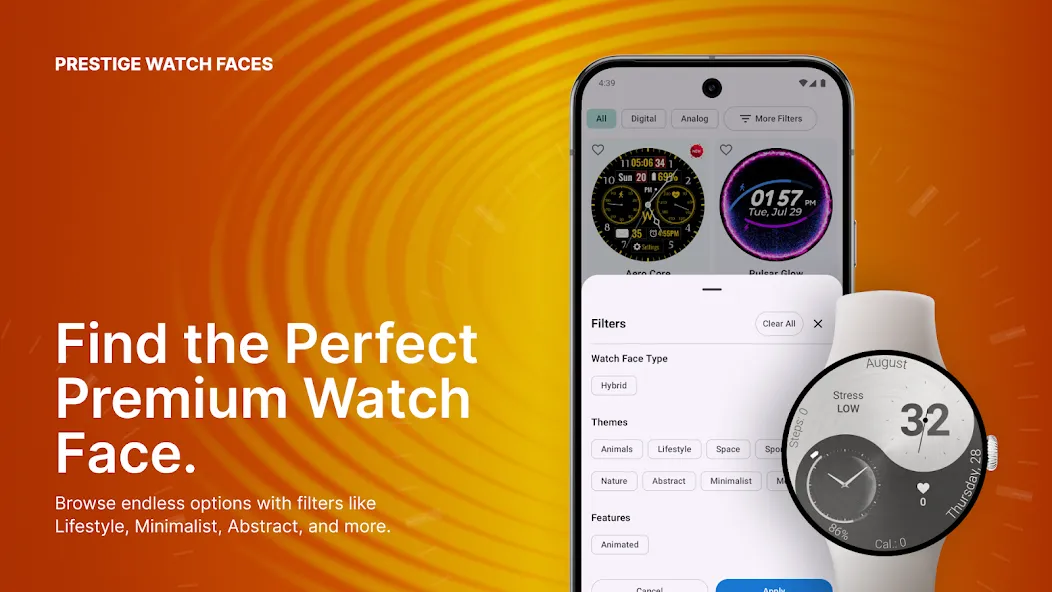 Prestige: Watch Faces Wear OS screenshot 1