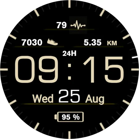 Casual Watchface AKM Wear OS screenshot 11