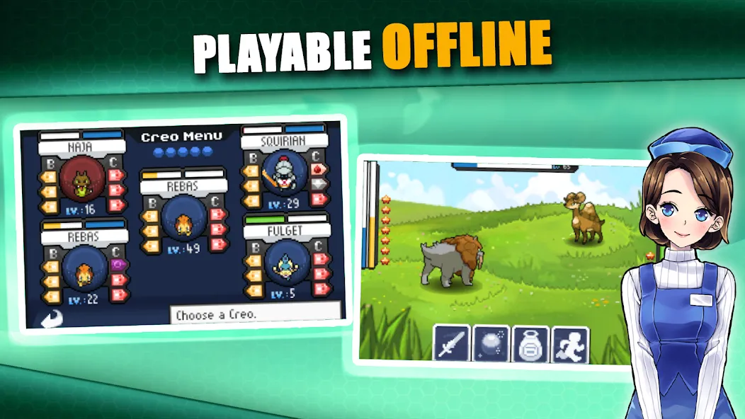 EvoCreo - Pocket Monster Game screenshot 8