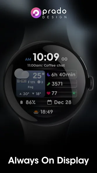 PRADO 71 Weather Watch Face screenshot 6