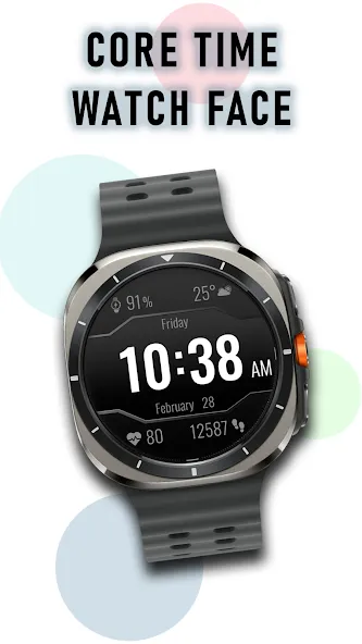 Core Time Watch Face screenshot 1