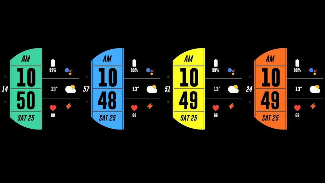 Night ver 07 - watch face screenshot 16