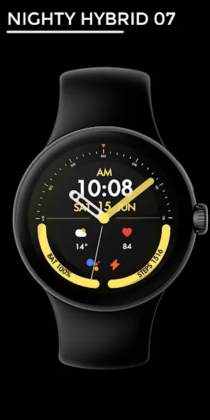 Nighty Hybrid 07 - watch face screenshot 1
