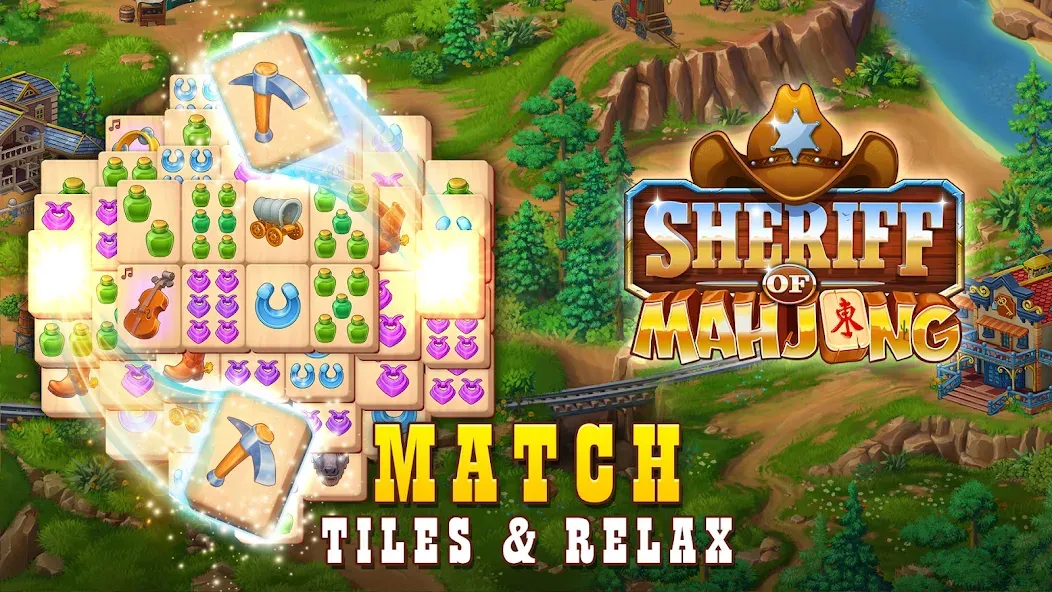 Sheriff of Mahjong: Tile Match screenshot 9