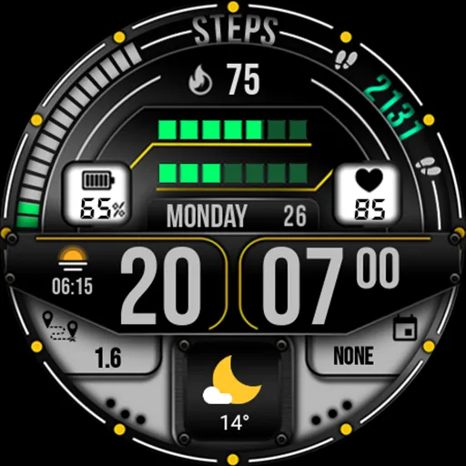 MB277 Digital Watch Face screenshot 17