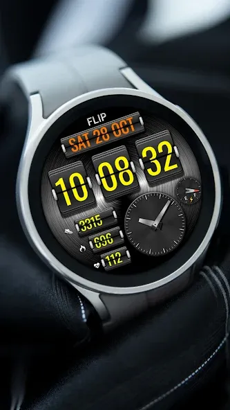 DIGI FLIP URX16 Watch face screenshot 5