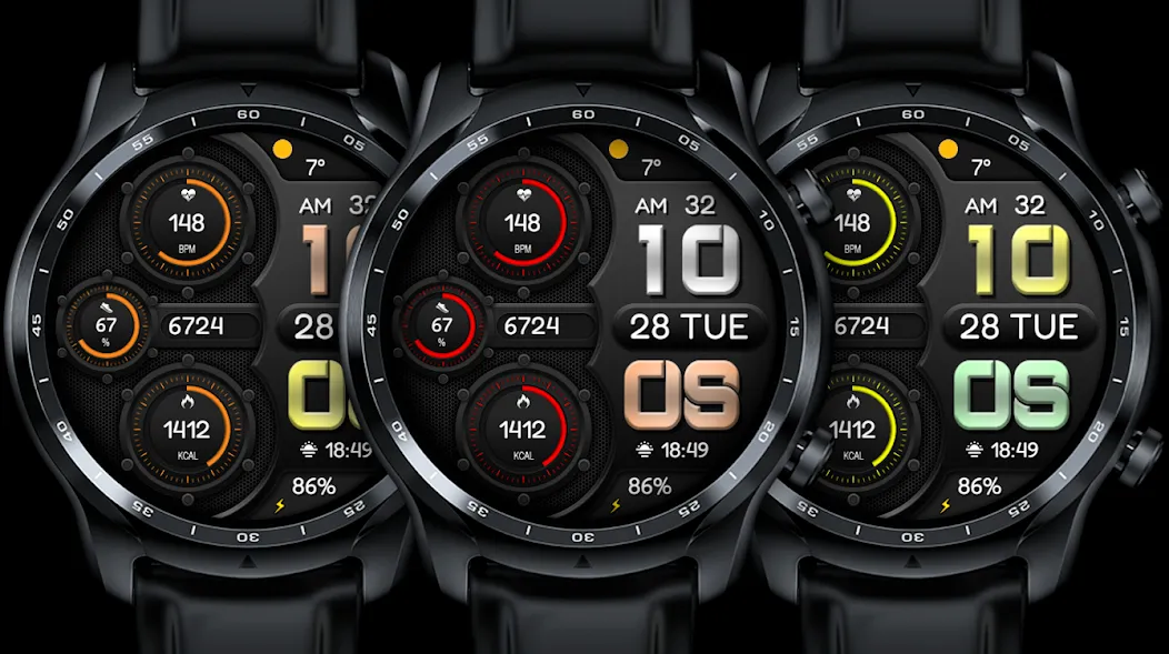 DIGI YAGEGUM Watch face screenshot 1