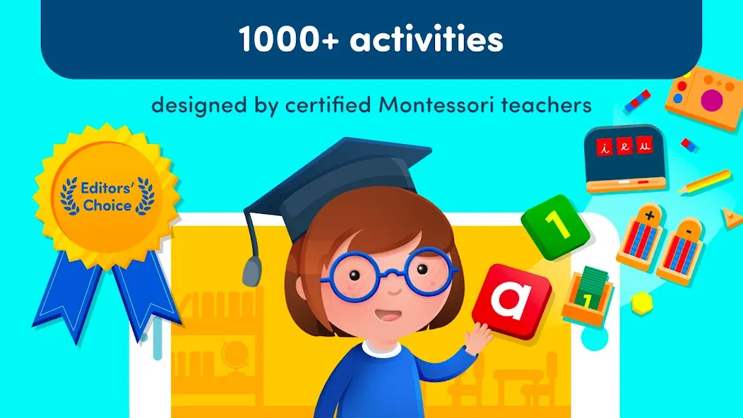 Montessori Preschool, kids 3-7 screenshot 1