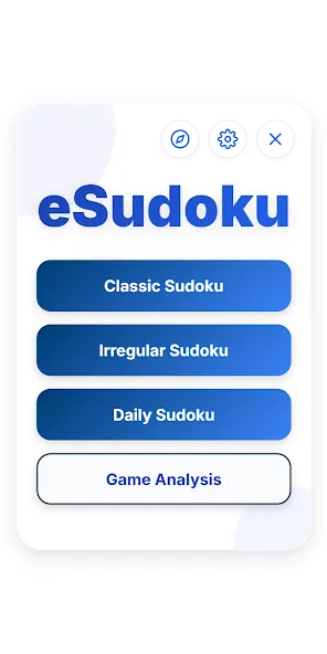 eSudoku: Classic & Irregular screenshot 1