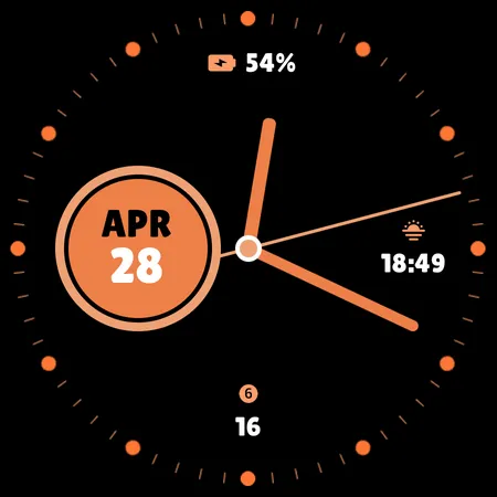 Purely Pointed Watch Face screenshot 5