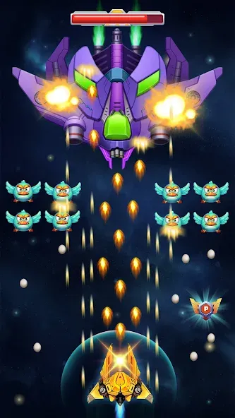 Chicken Attack: Galaxy Shooter screenshot 4