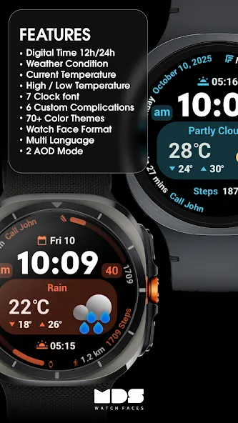 MDS05 Weather Watch Face screenshot 2