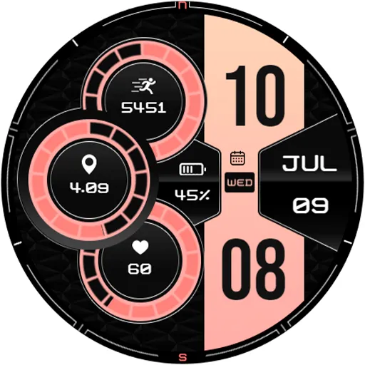 Digital Lunor WS1 Watch Face screenshot 14