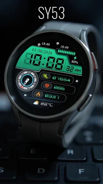 SY53 Watch Face for Wear OS screenshot 5