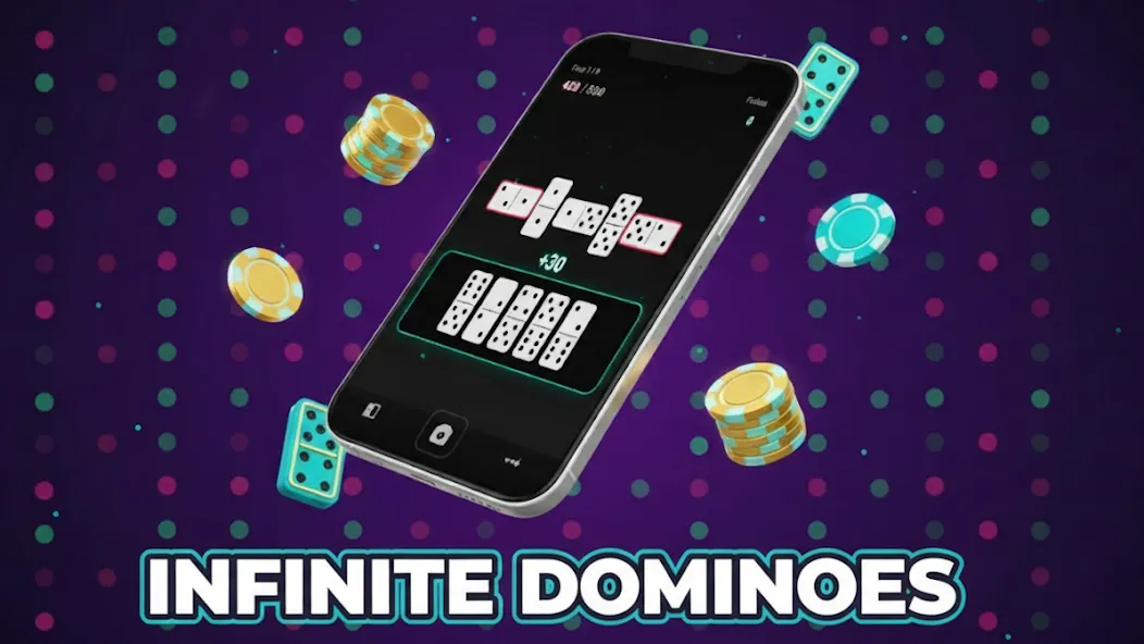 LoopSix Pro: Infinite Dominoes screenshot 1