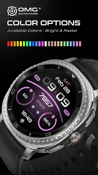 OMG 439 - Digital Watch Face screenshot 7