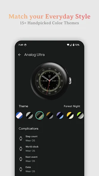 Analog Ultra Watch Face screenshot 3
