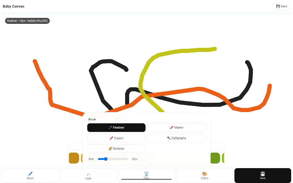 Baby Canvas screenshot 6