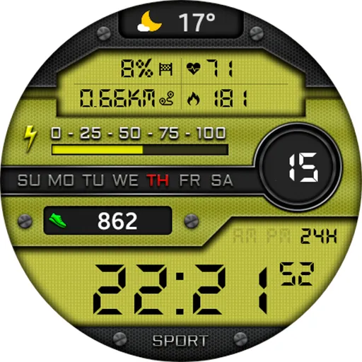Digital Dadan Watch Face screenshot 16