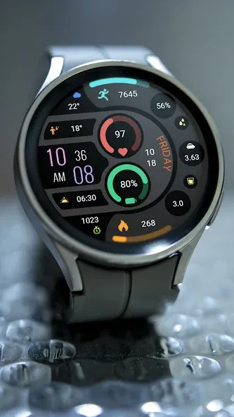 【Digital】Half Arc Widget screenshot 4