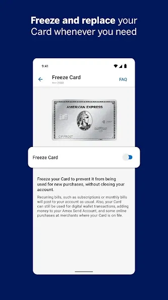 Amex screenshot 5