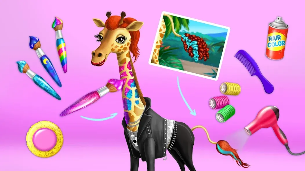 Jungle Animal Hair Salon screenshot 8