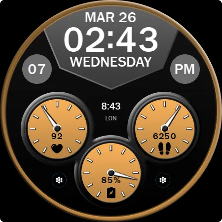 Key WF64 Digital Watch Face screenshot 26