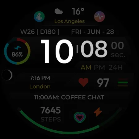 TVV Sport 4 Digital Watch Face screenshot 13