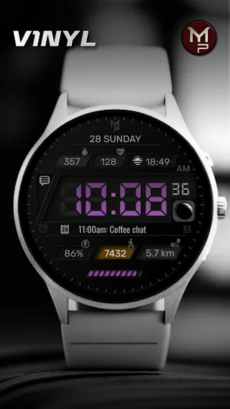 V1NYL - Digital watch face screenshot 5