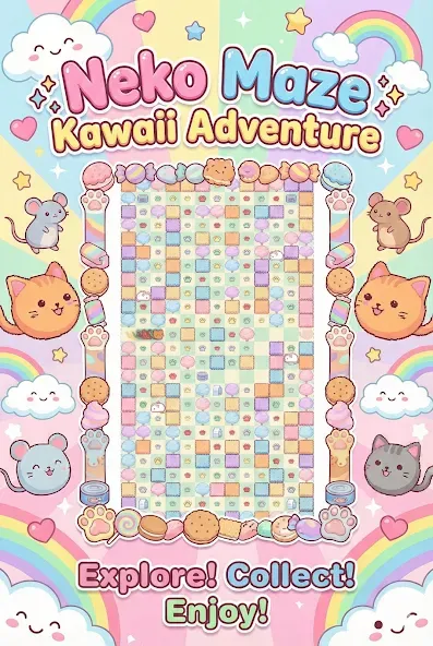 Neko Maze Kawaii Adventure screenshot 1